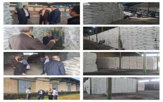 بازدید از انبارهای نهاده کشاورزی در شهرستان‌های رشت، آستانه‌اشرفیه و رضوانشهر