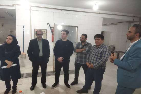بازدید مدیر دانشجویی معاونت فرهنگی و دانشجویی از روند بهسازی سلف دانشجویان در سایت لاکان